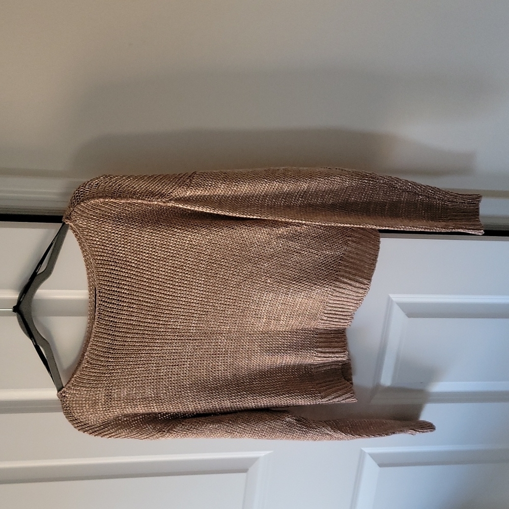 Forever 21 gold sweater